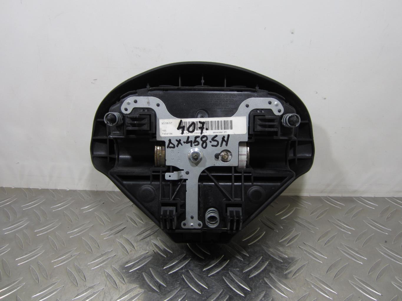 Air bag conducteur PEUGEOT 407 – 96445891ZD