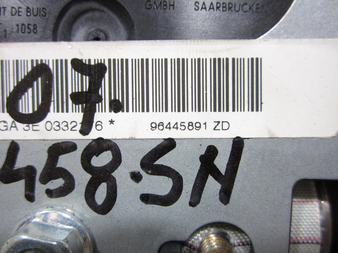 Air bag conducteur PEUGEOT 407 – 96445891ZD