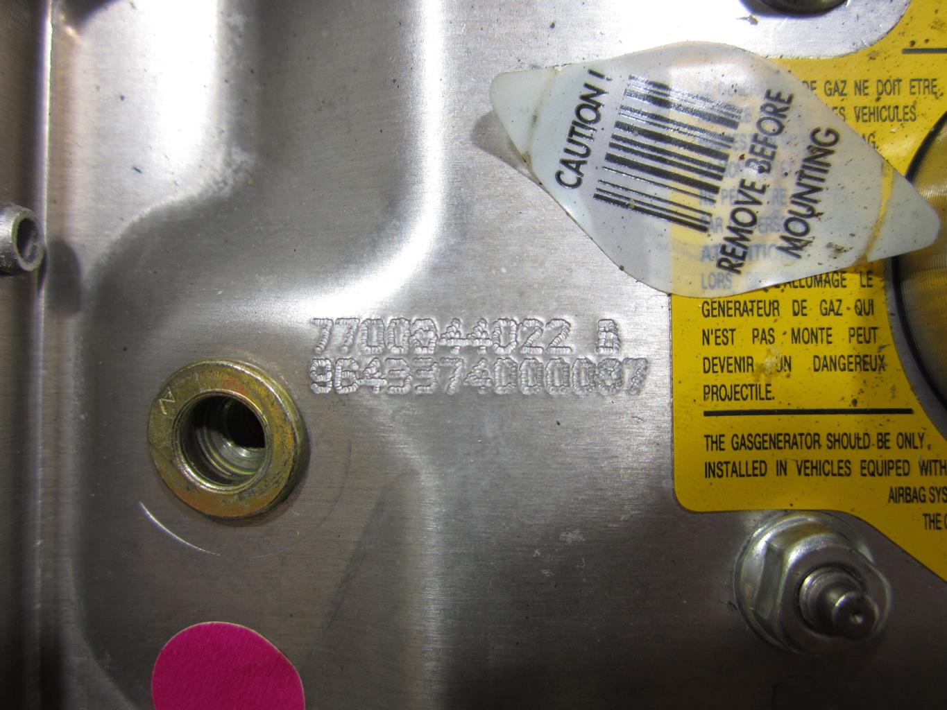 Air bag conducteur RENAULT SAFRANE – 7700844022 / 5503489XX
