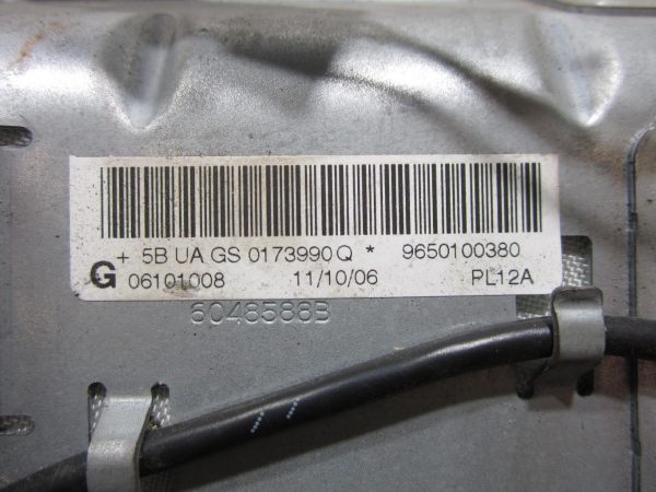 Air bag passager PEUGEOT 207 PHASE 1 – 9650100380