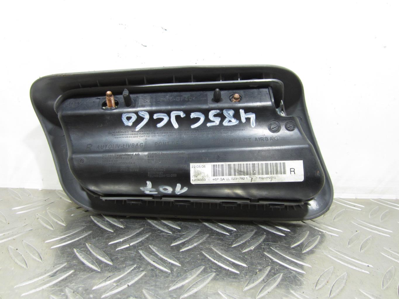 Air bag passager PEUGEOT 107 PHASE 2 – 73910YV010