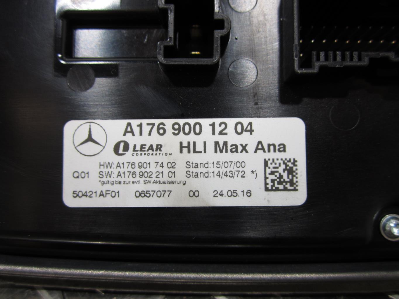 Module électronique MERCEDES CLASSE A 176 PHASE 2 – A1769001204