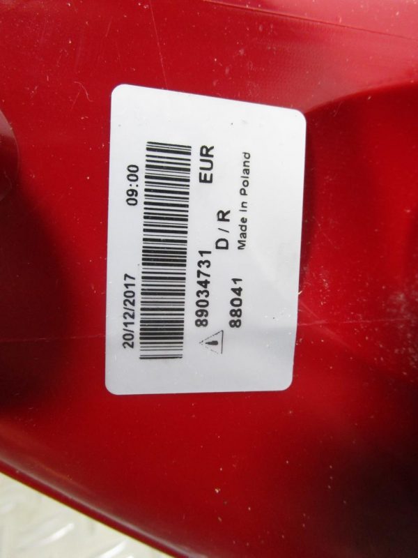 Feu arriere principal droit (feux) PEUGEOT 307 PHASE 2 – 89034731