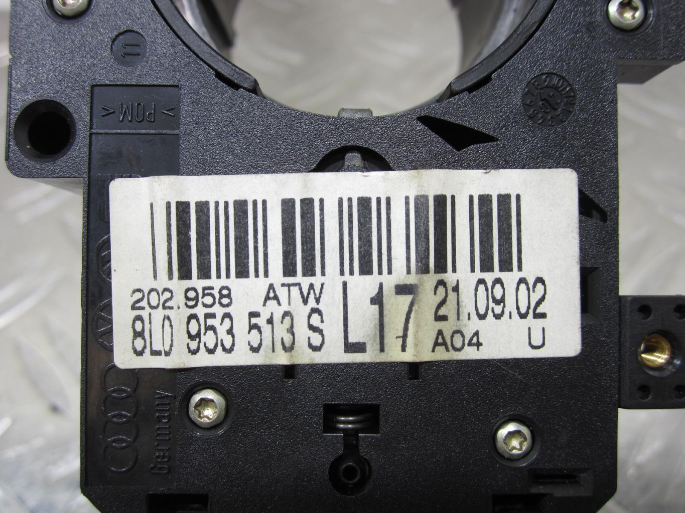 Com (Bloc Contacteur Tournant+Commodo Essuie Glace+Commodo Phare) VOLKSWAGEN PASSAT 4 PHASE 1 – 8L0953513S