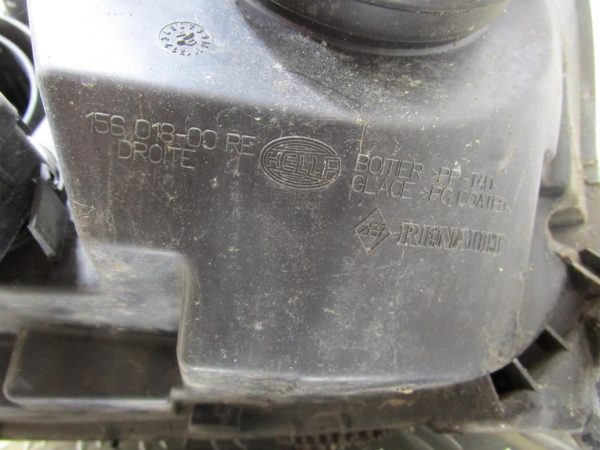 Optique avant principal droit (feux)(phare) RENAULT CLIO 2 PHASE 2 – 15601800RE