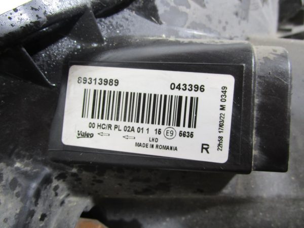 Optique avant principal droit (feux)(phare) RENAULT TRAFIC 2 PHASE 1 – 7701055893