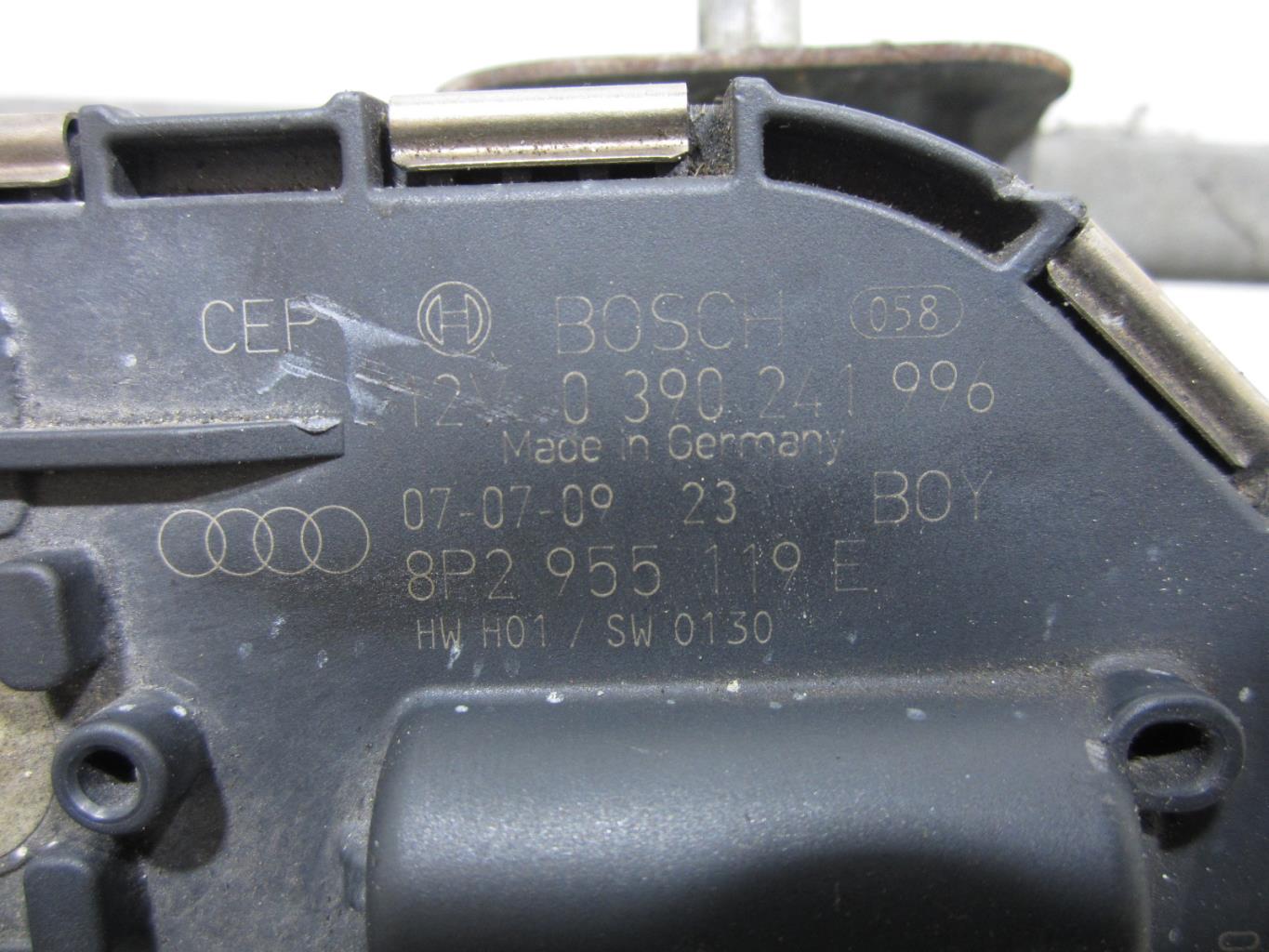Moteur essuie glace avant AUDI A3 2 PHASE 1 – 8P2955119E / 0390241996