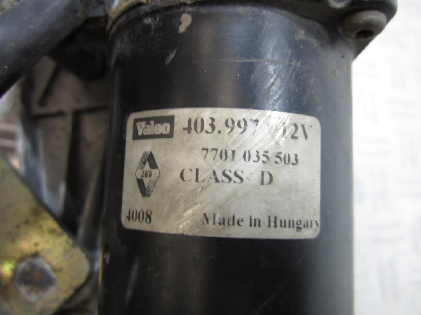 Moteur essuie glace avant RENAULT SAFRANE PHASE 2 – 403997 / 7701035503