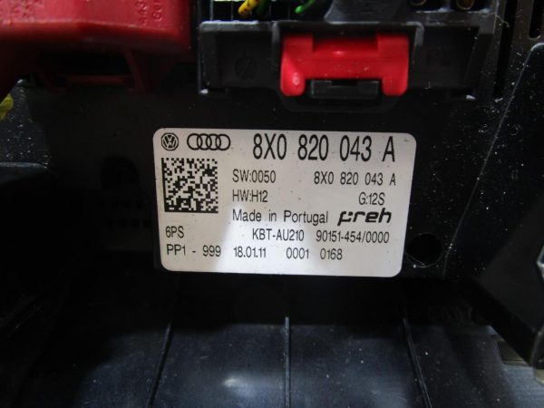 Commande chauffage AUDI A1 1 PHASE 1 – 8x0820043a