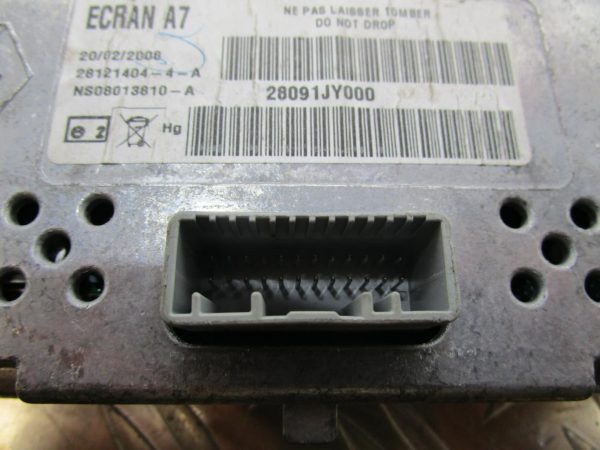 Ecran GPS RENAULT KOLEOS 1 PHASE 1 – 28091jy000
