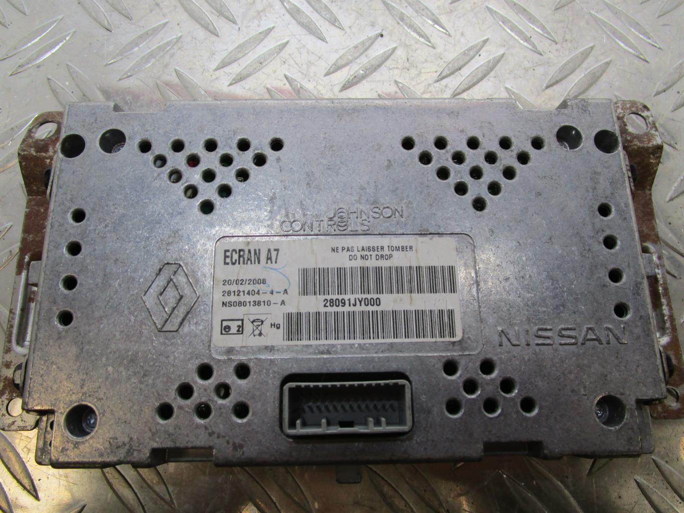 Ecran GPS RENAULT KOLEOS 1 PHASE 1 – 28091jy000