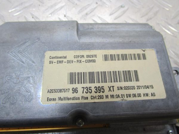 Ecran GPS PEUGEOT 207 PHASE 2 BREAK – 96735395XT