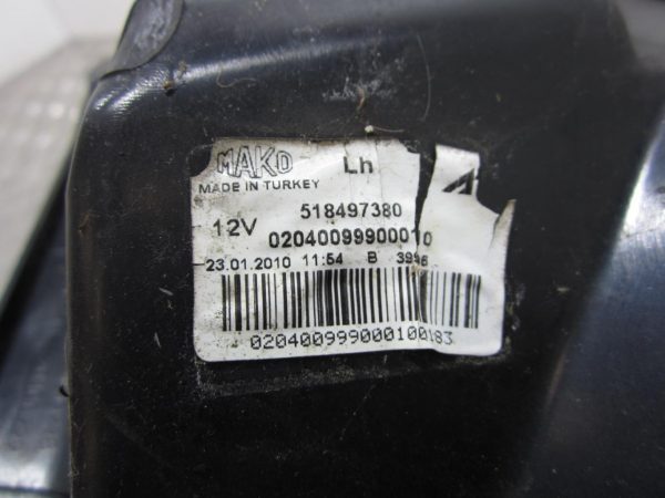 Feu arriere principal gauche (feux) FIAT PUNTO EVO 3 – 518497380