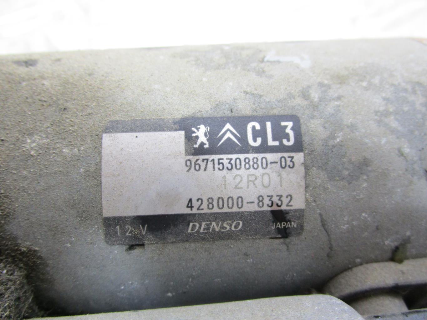 Demarreur CITROEN C3 2 PHASE 2 – 9671530880