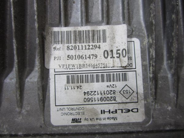 Calculateur moteur  RENAULT KANGOO 2 PHASE 1 – 8201112294