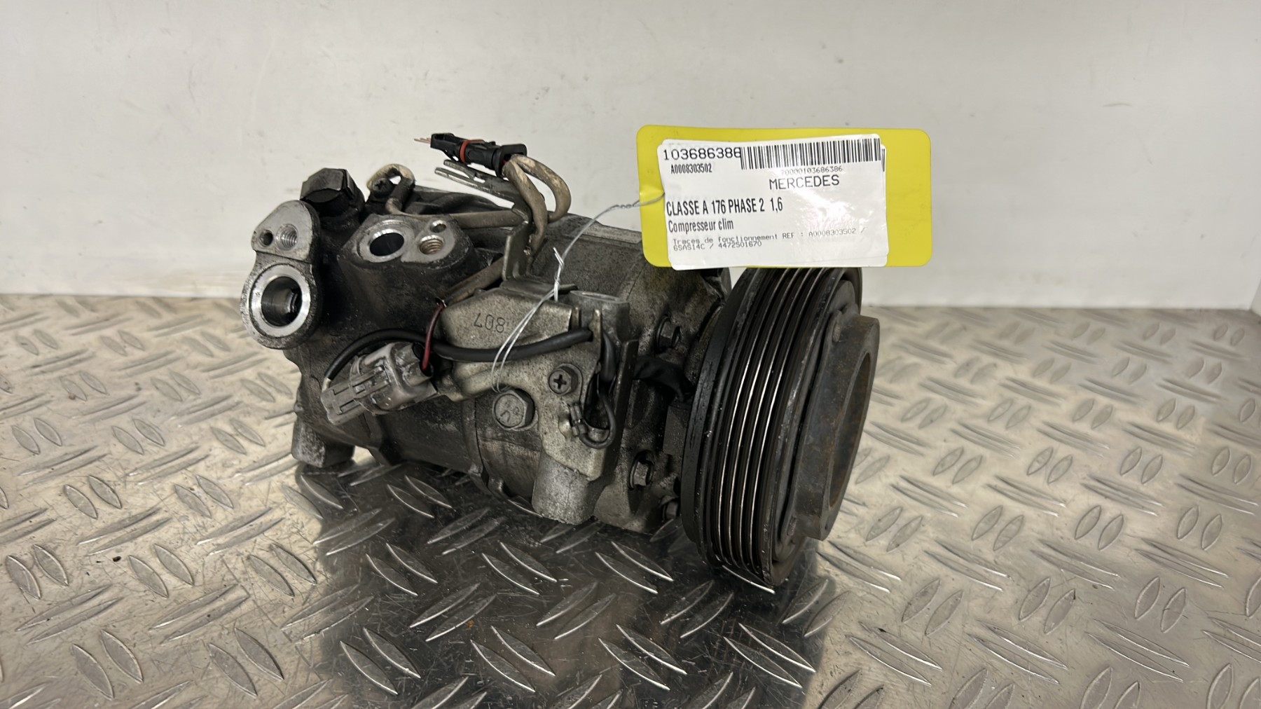 Compresseur clim MERCEDES CLASSE A 176 PHASE 2 – A0008303502