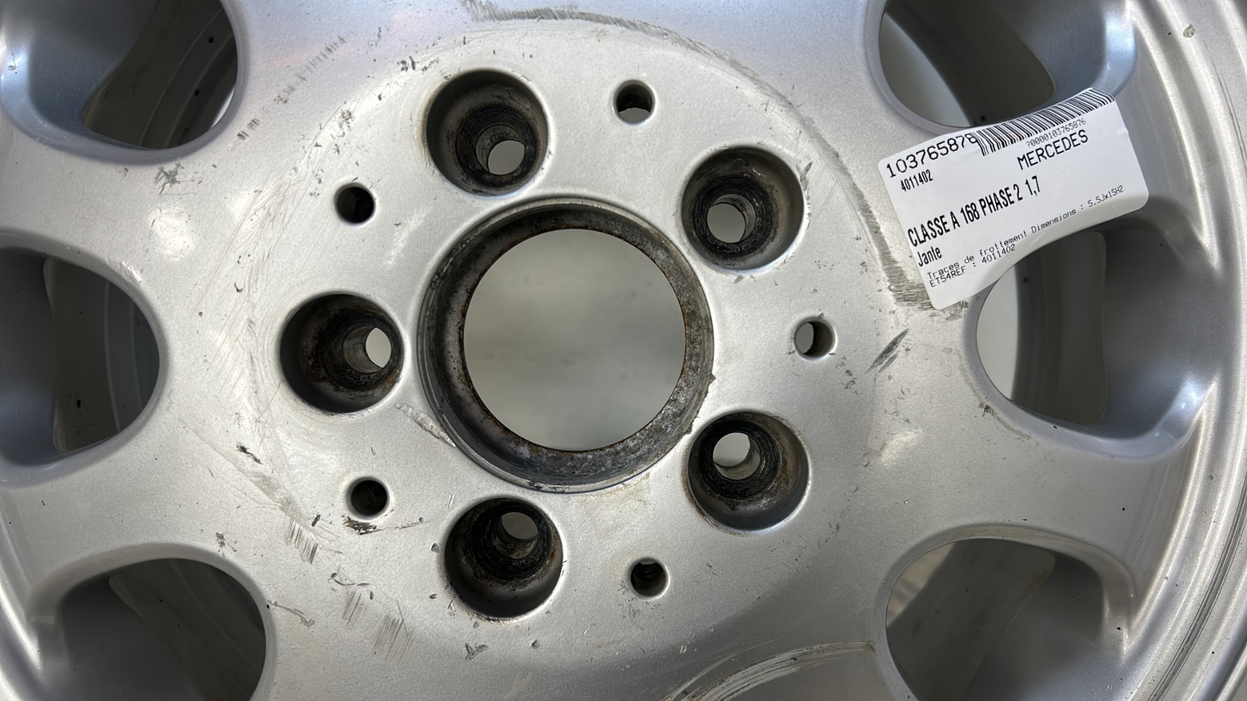 Jante MERCEDES CLASSE A 168 PHASE 2 – 4011402