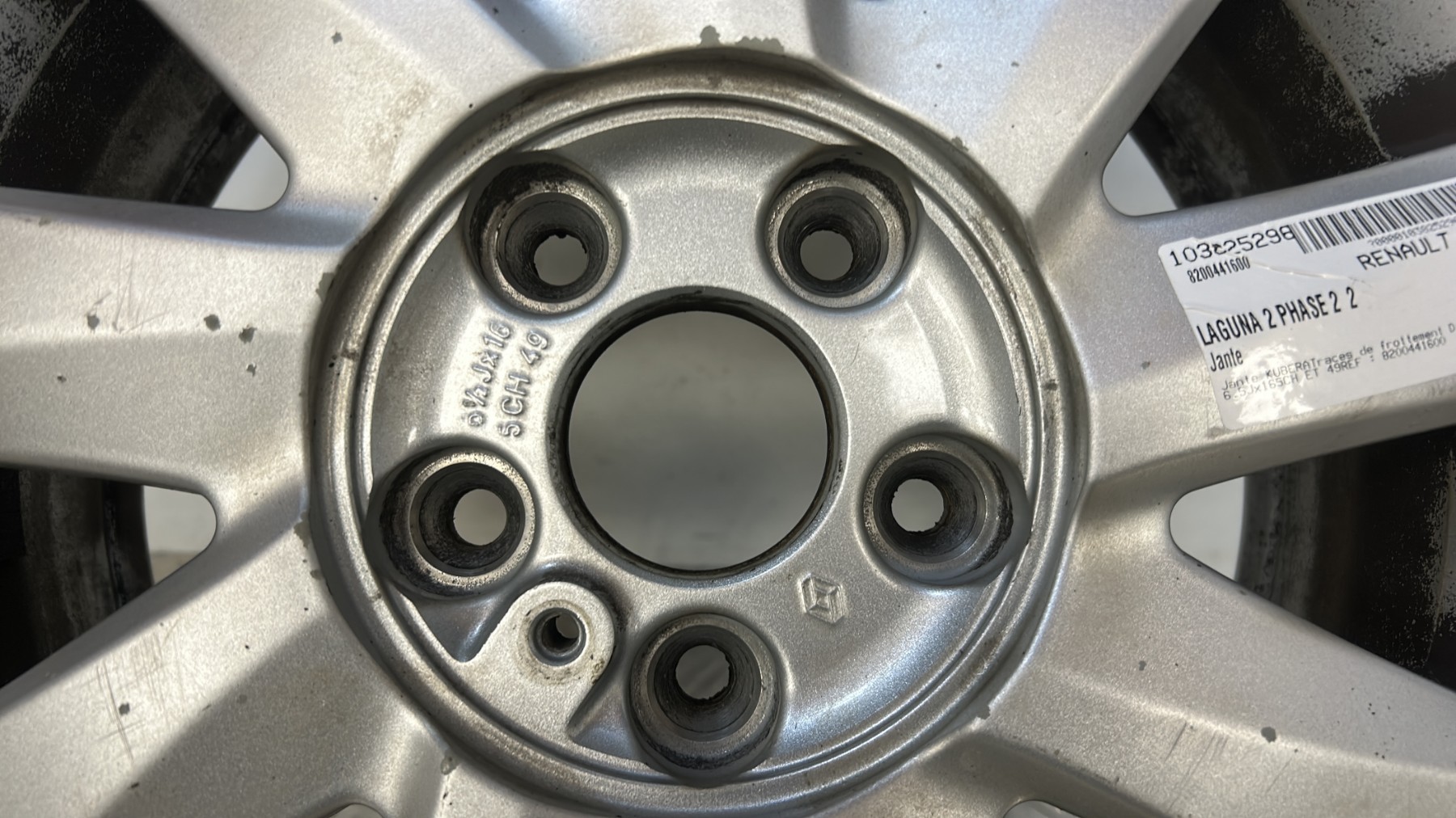 Jante RENAULT LAGUNA 2 PHASE 2 – 8200441600