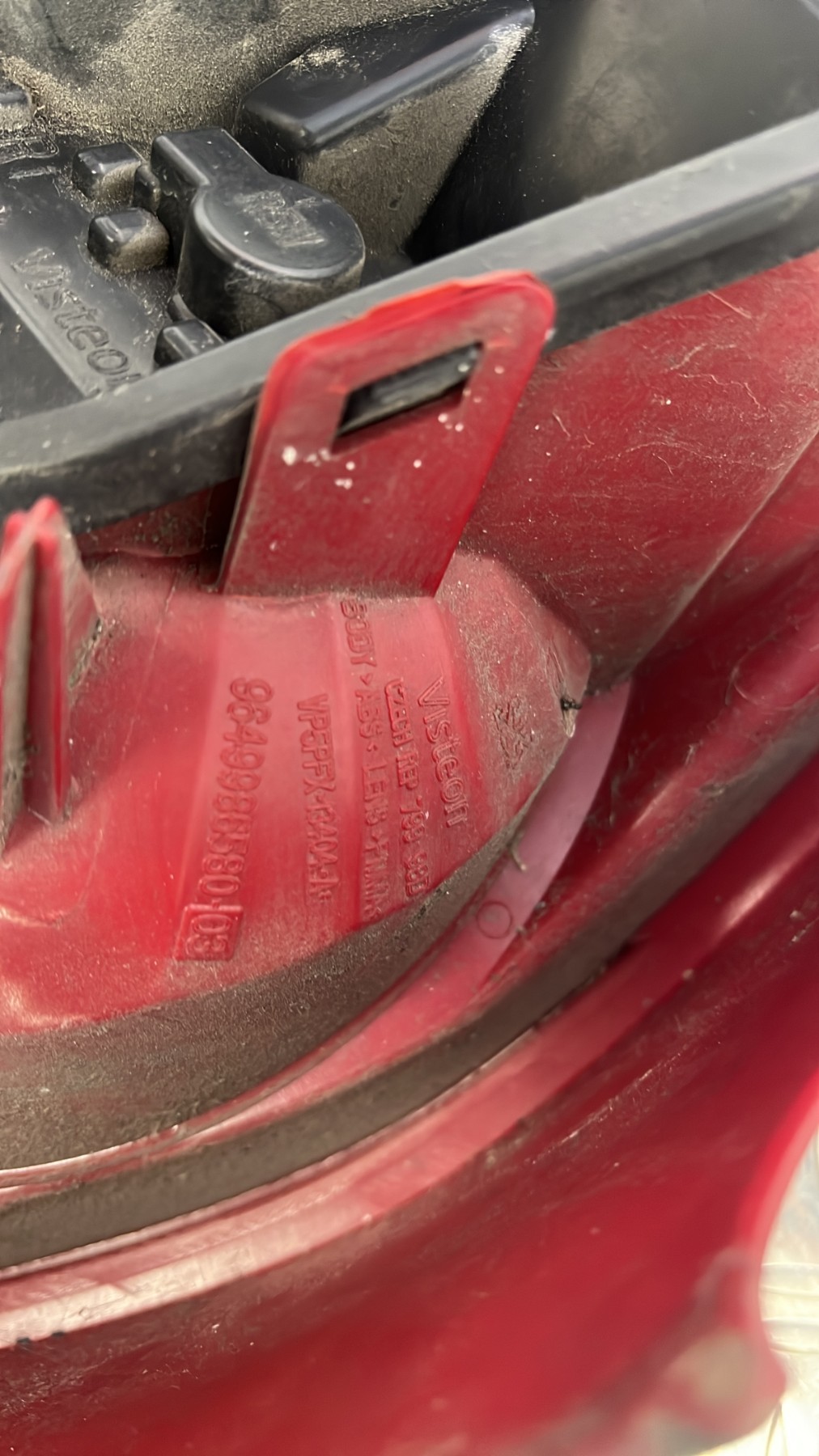 Feu arriere principal droit (feux) PEUGEOT 207 PHASE 1 – 9649986580