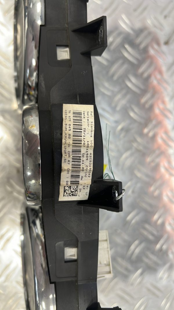 Compteur PEUGEOT 207 PHASE 2 – 9662904980