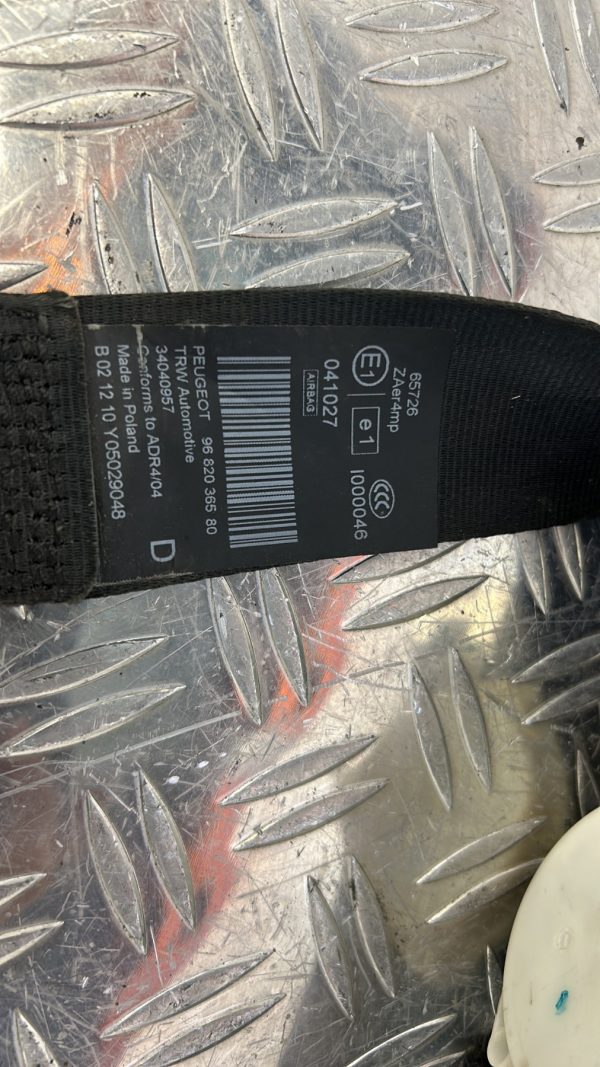 Ceinture avant droit PEUGEOT 5008 1 PHASE 1 – 9682036580