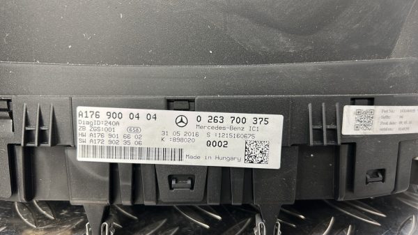 Compteur MERCEDES CLASSE A 176 PHASE 2 – A1769000404