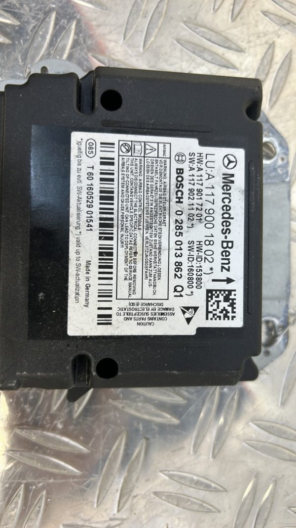 Boitier air bag MERCEDES CLASSE A 176 PHASE 2 – A1179001802