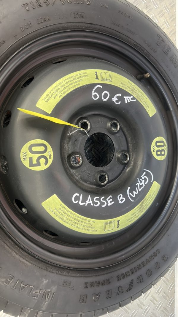 Roue de secours MERCEDES CLASSE B 245 PHASE 1 – 1694000802