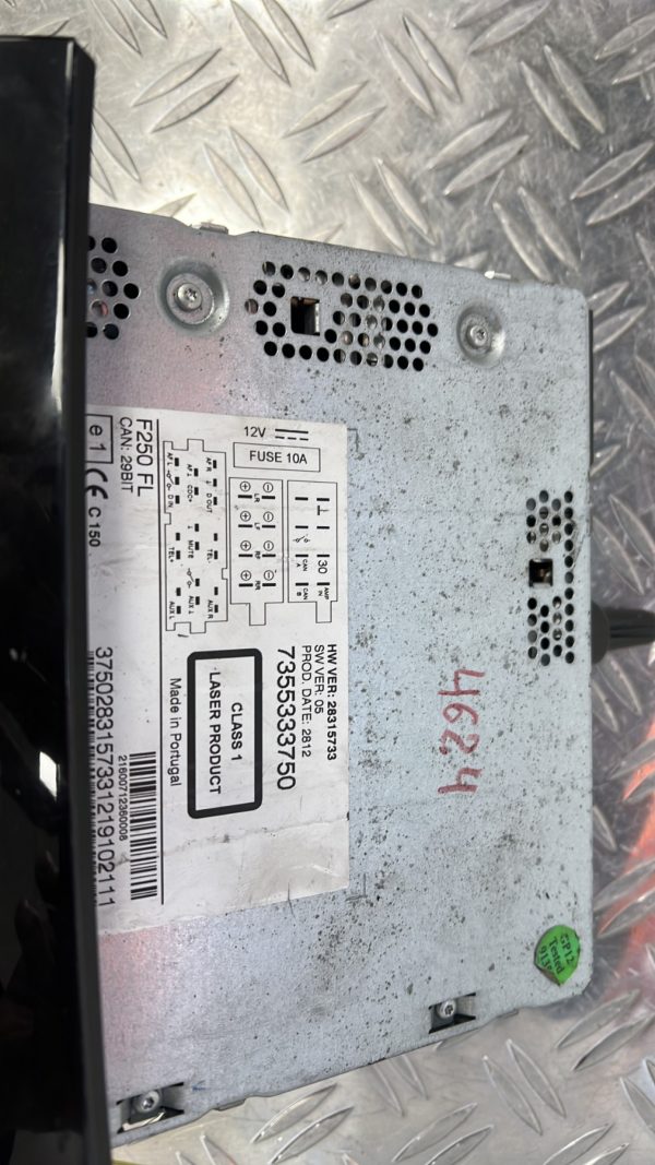 Autoradio d’origine CITROEN JUMPER 3 PHASE 1 – 7355333750