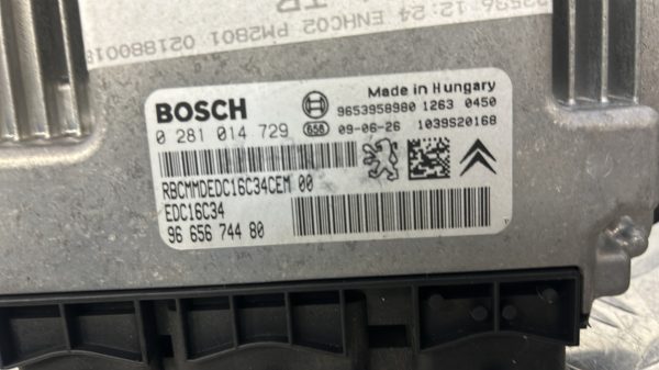 Calculateur moteur PEUGEOT 3008 1 PHASE 1 – 9665674480