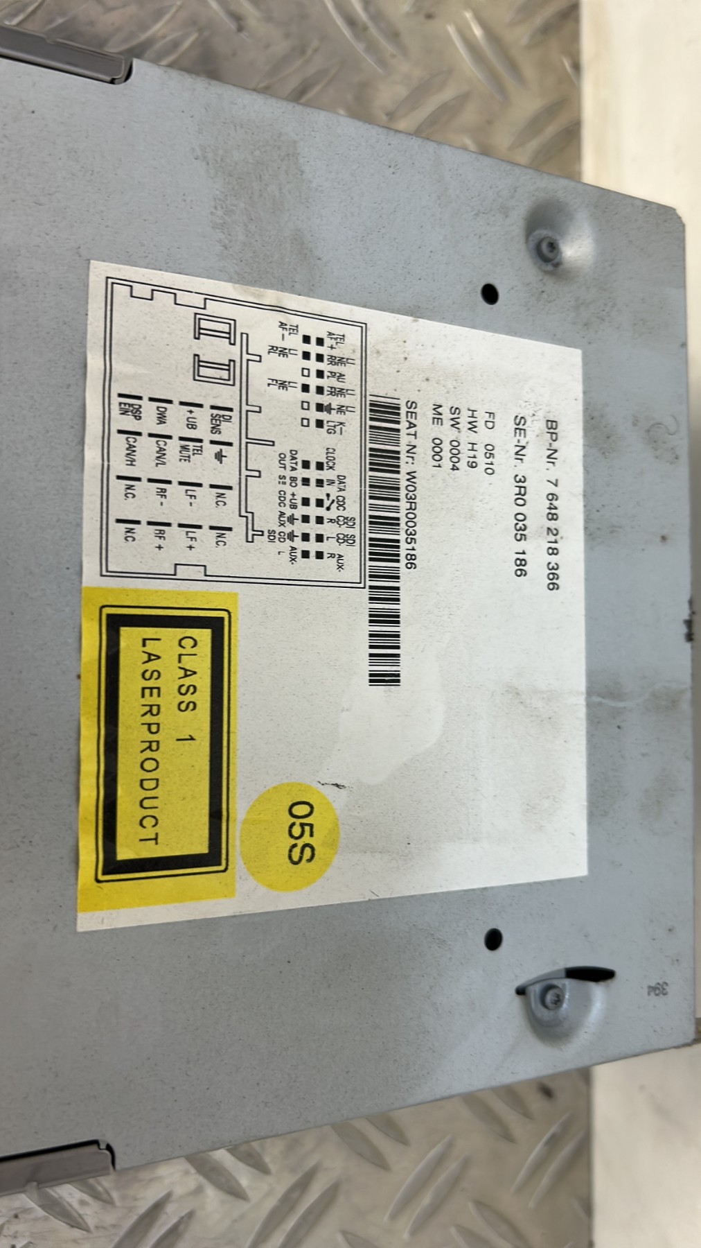 Autoradio d’origine SEAT EXEO – 3R0035186