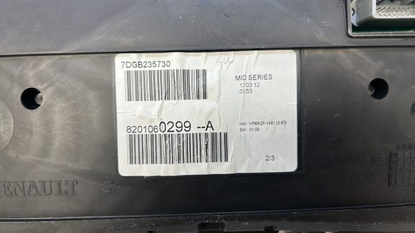 Compteur RENAULT CLIO 3 PHASE 2 – 8201060299