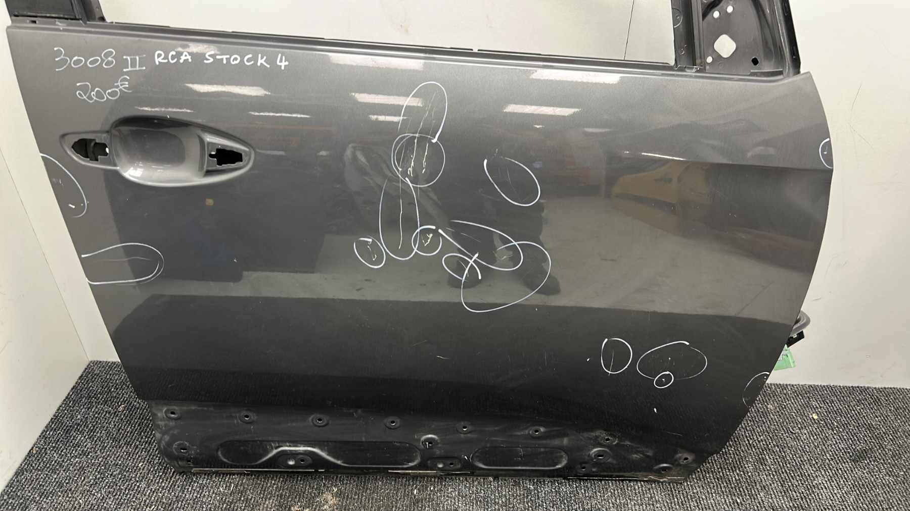 Porte avant droit PEUGEOT 3008 2 PHASE 1 – 9812306280