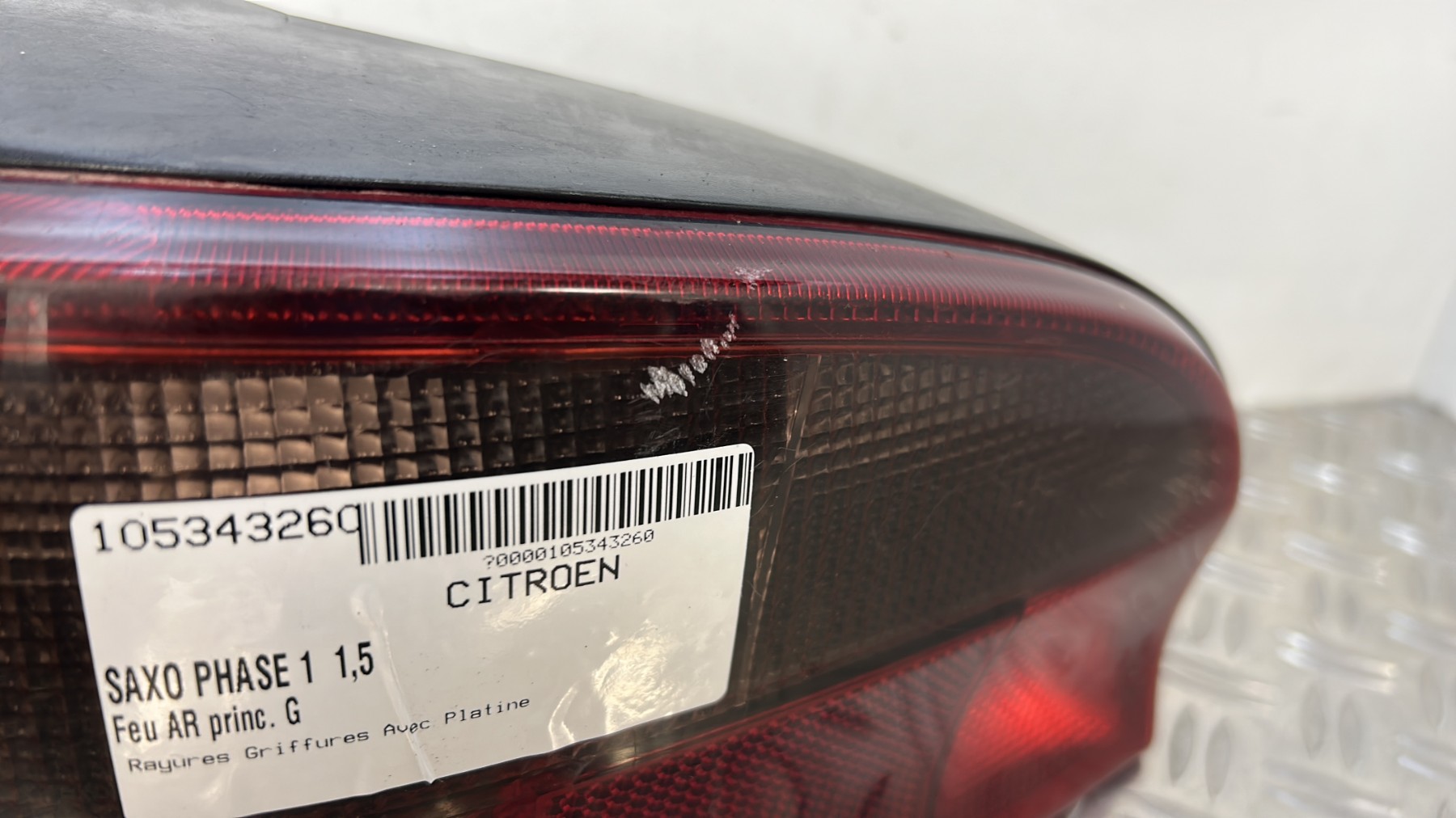 Feu arriere principal gauche (feux) CITROEN SAXO PHASE 1 – 1610727580