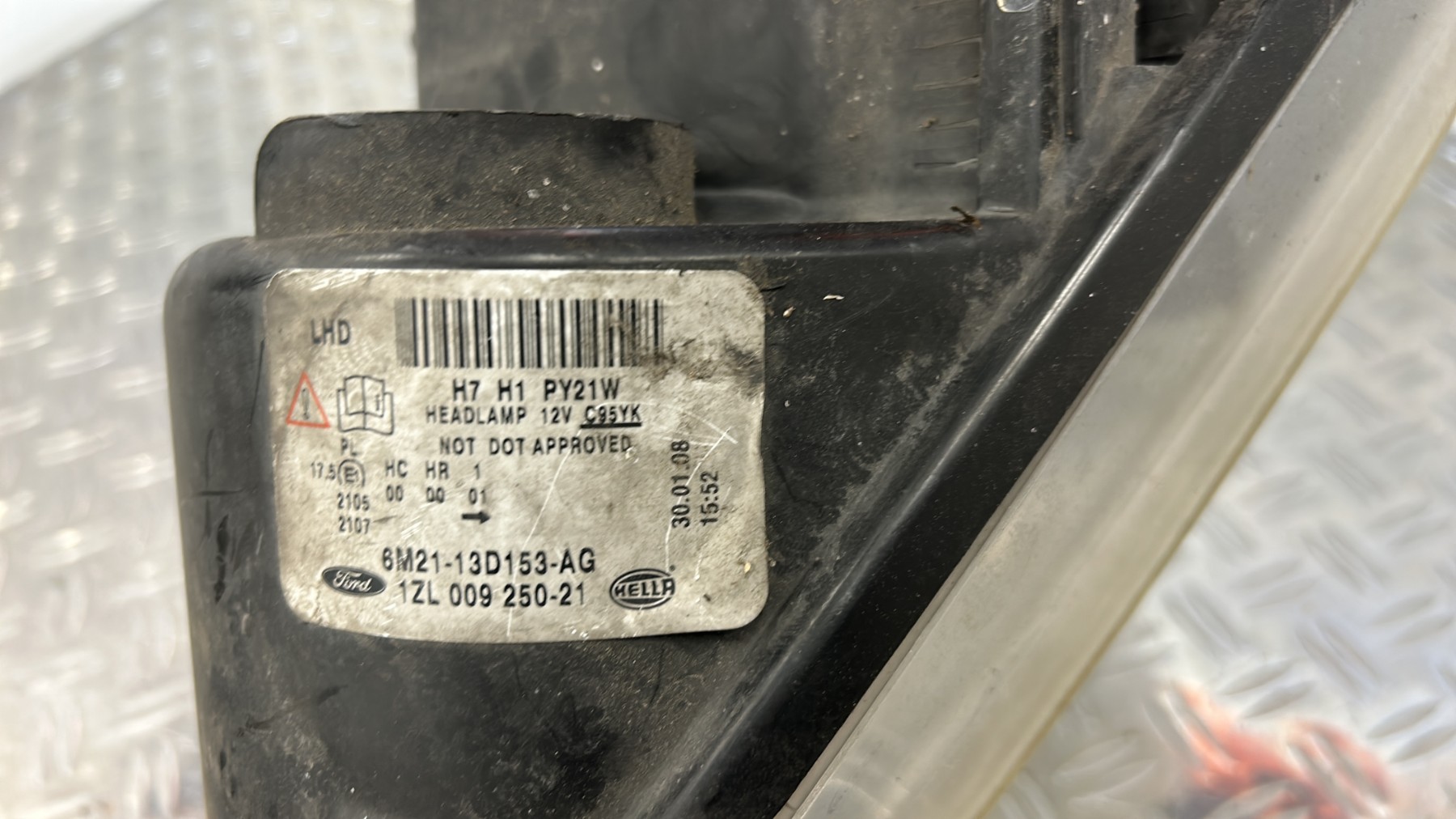 Optique avant principal gauche (feux)(phare) FORD S-MAX 1 PHASE 1 –  (6M2113D153AG)