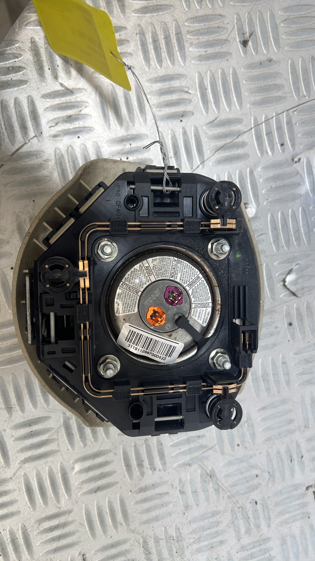 Air bag conducteur FIAT 500 2 CABRIO PHASE 2 – 735452882