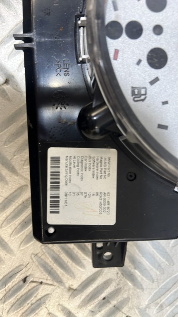 Compteur MINI MINI 1 R50/R53 PHASE 1 – 62116918720