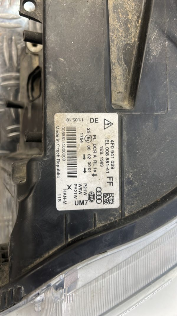 Optique avant principal gauche (feux)(phare) AUDI A6 3 PHASE 1 – 4F0941029
