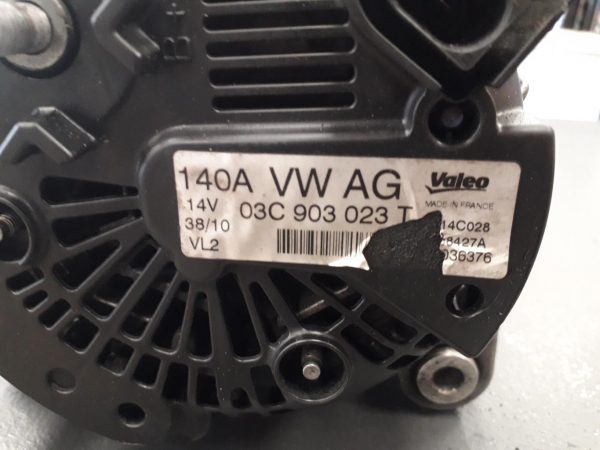 Alternateur VOLKSWAGEN TIGUAN 1 PHASE 1 – 03C903023T