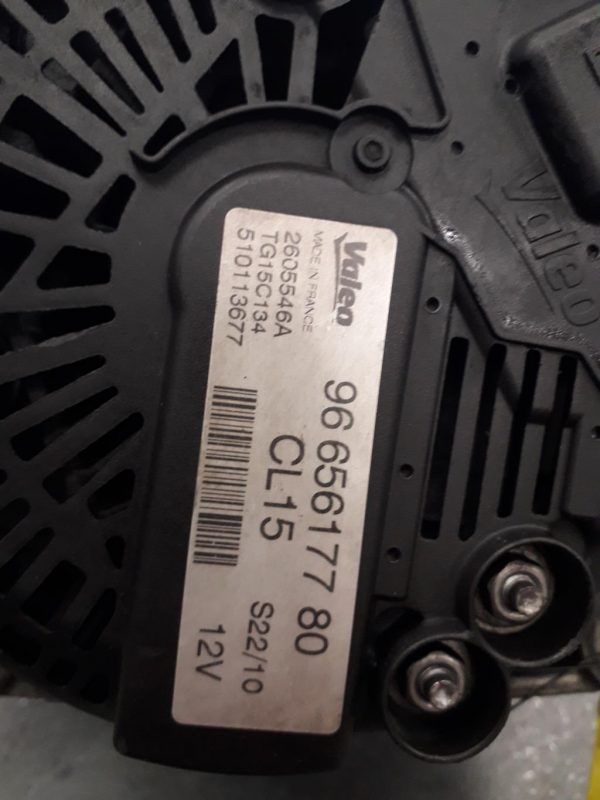 Alternateur CITROEN C3 1 PHASE 2 – 9665617780