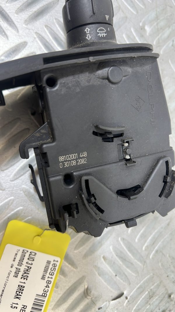 Commodo phare RENAULT CLIO 3 PHASE 1 BREAK – 88102001448