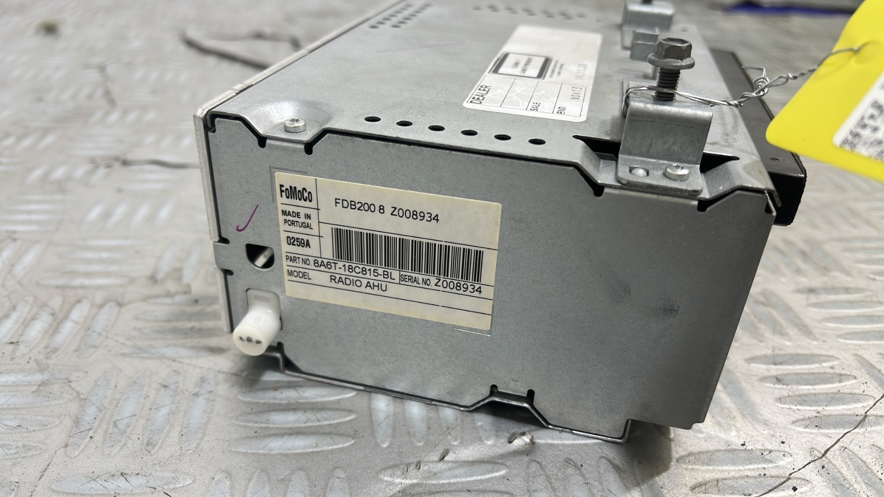 Autoradio d’origine FORD FIESTA 6 PHASE 1 – 8A6T-18C815-BLAHUFDB2008