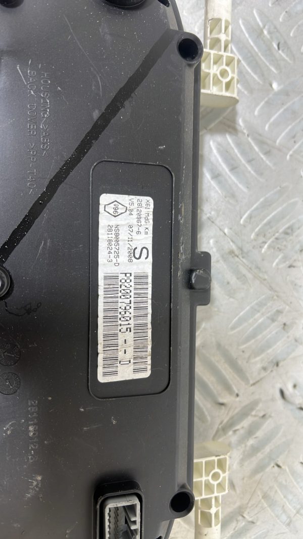 Compteur RENAULT KANGOO 2 PHASE 1 – 8200796015