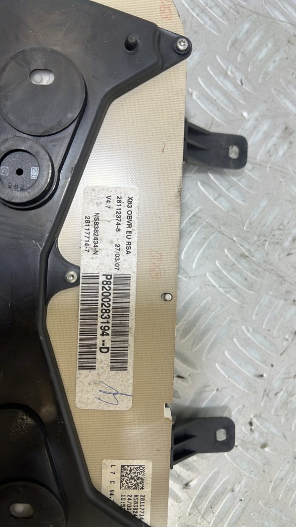 Compteur RENAULT TRAFIC 2 PHASE 2 – 8200283194