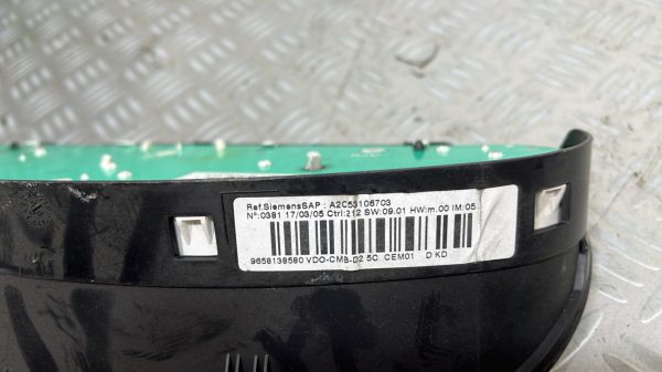 Compteur PEUGEOT 407 PHASE 1 – 9658138580