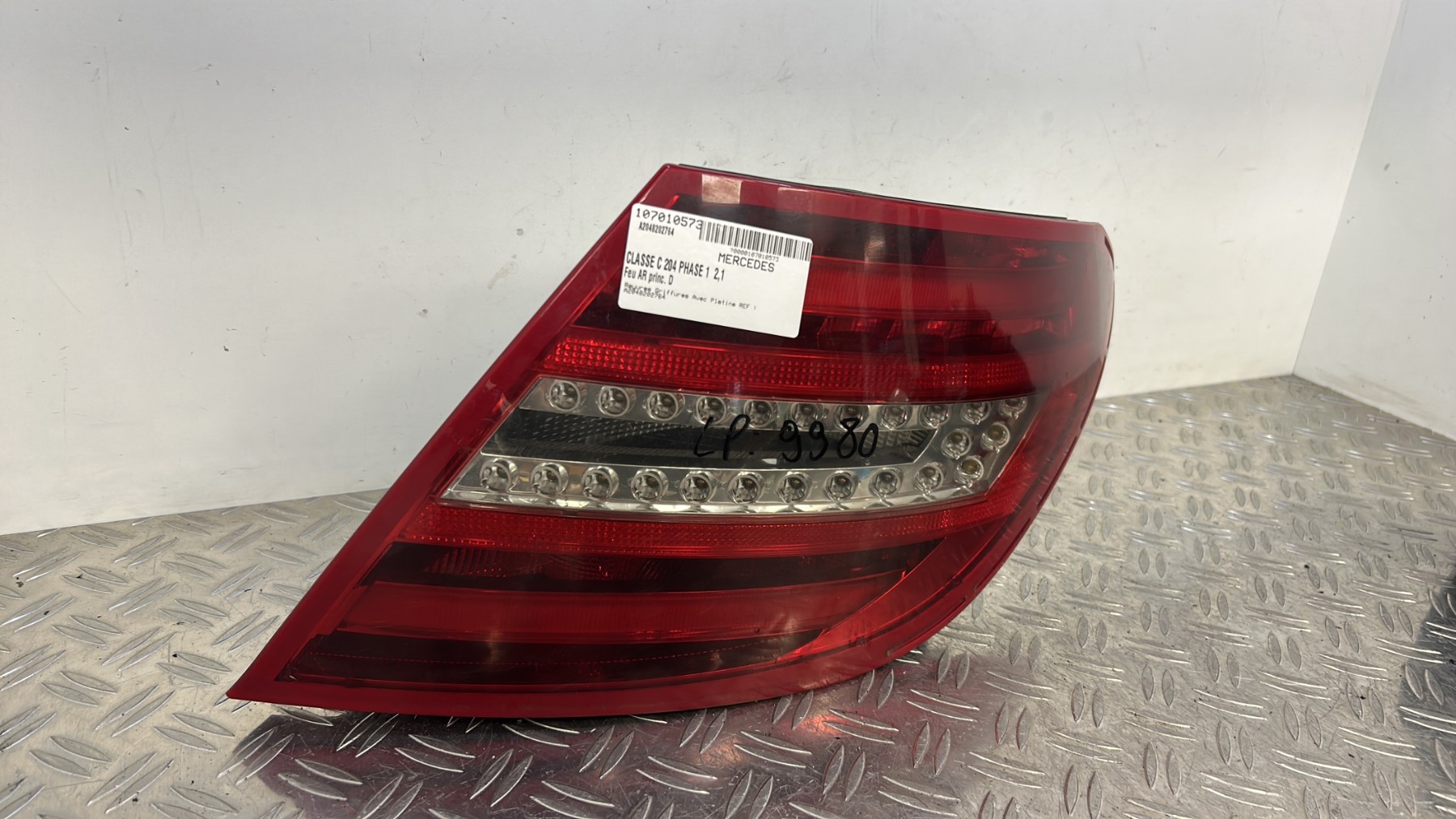 Feu arriere principal droit (feux) MERCEDES CLASSE C 204 PHASE 1 – A2048202764
