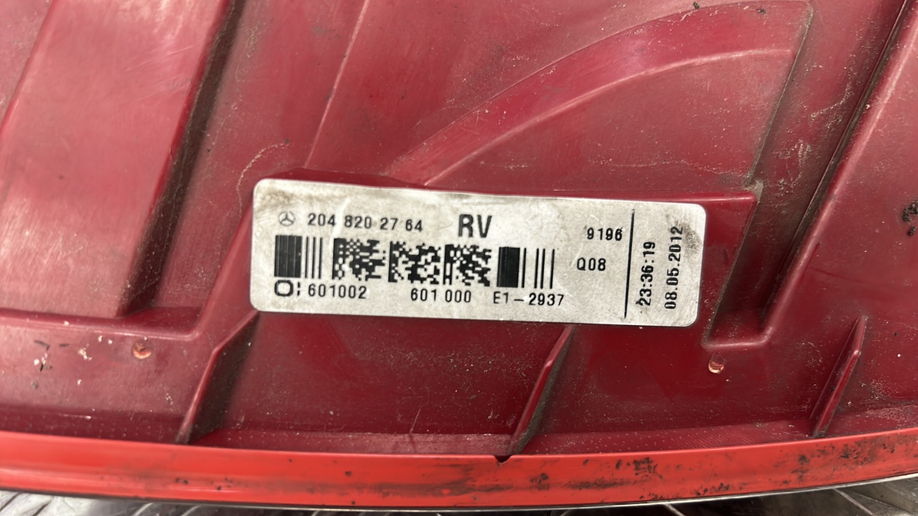 Feu arriere principal droit (feux) MERCEDES CLASSE C 204 PHASE 1 – A2048202764