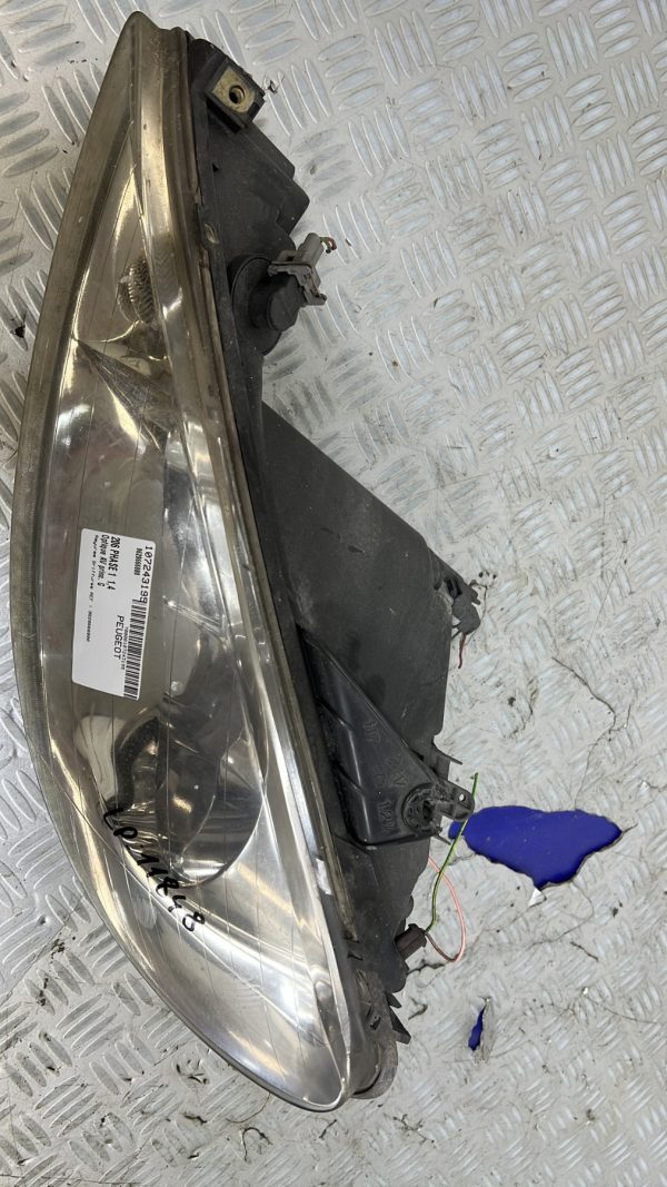 Optique avant principal gauche (feux)(phare) PEUGEOT 206 PHASE 1 – 9628666880