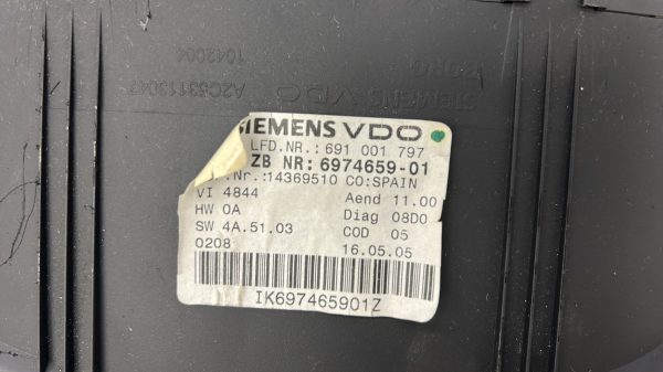Compteur BMW SERIE 3 E90 PHASE 1 – 697465901