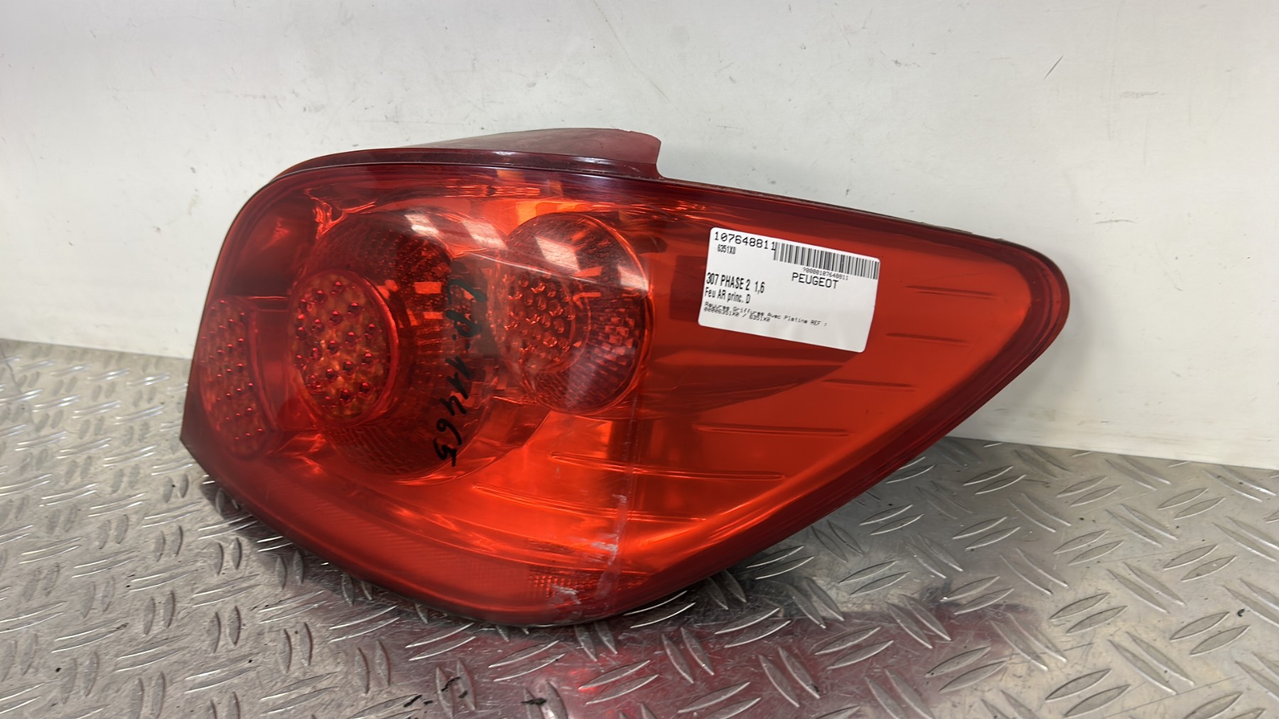 Feu arriere principal droit (feux) PEUGEOT 307 PHASE 2 – 6351X0